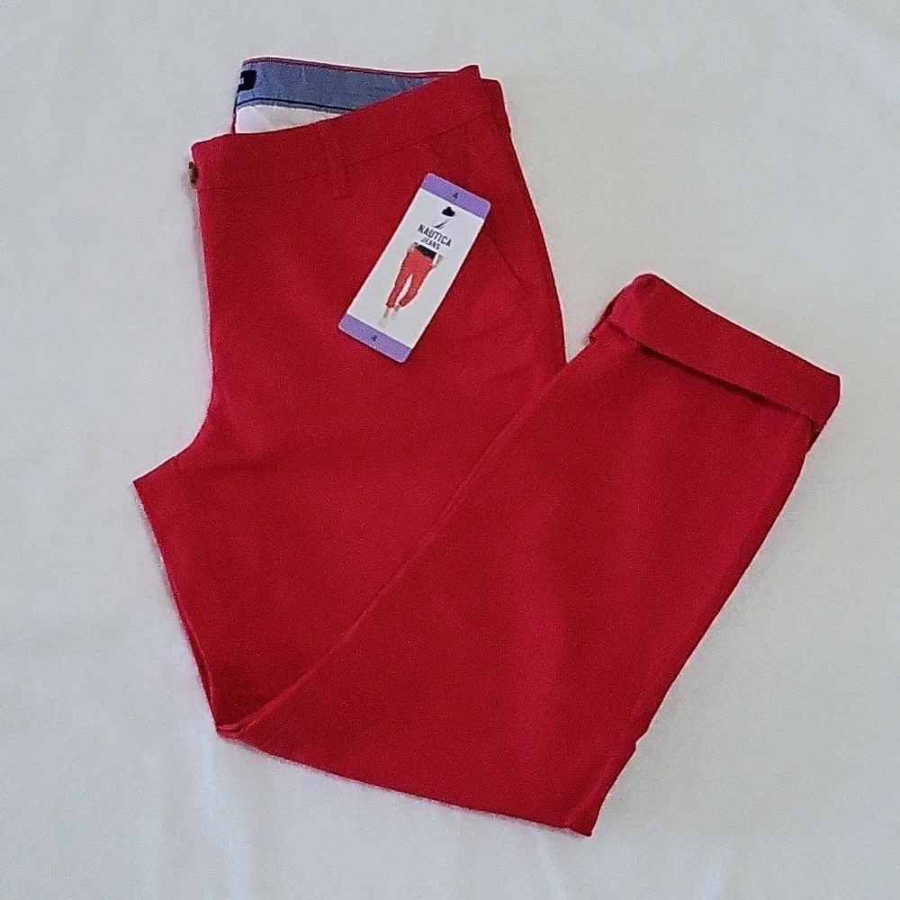 NAUTICA JEAN LADIES CHINO ANKLE PANT - Picture 3 of 8